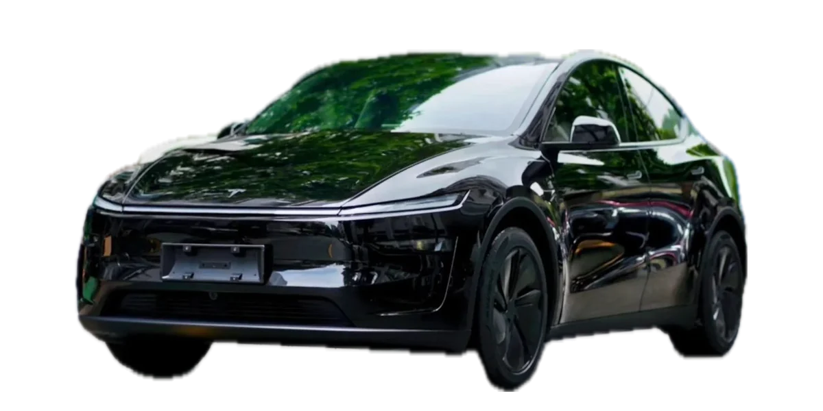 Tesla Model Y, front three-quarter view