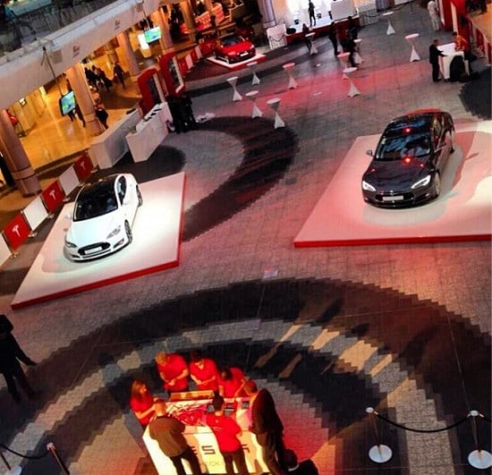 Tesla ouvre un showroom à Londres