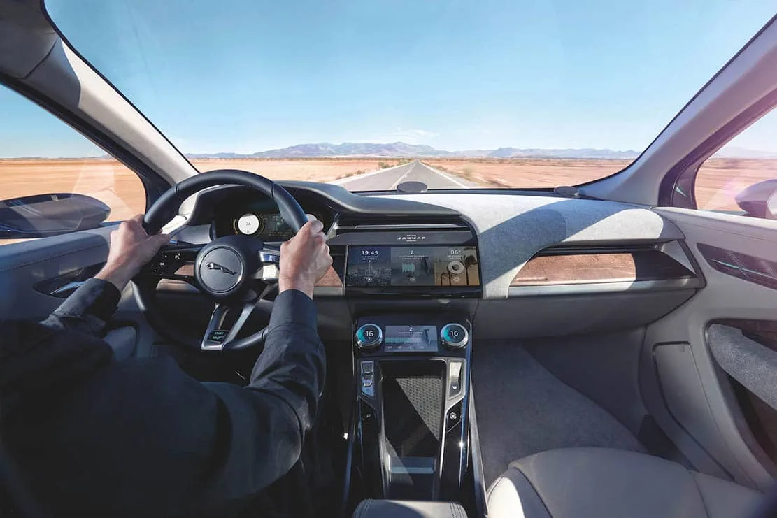 Visuel intérieur de la Jaguar I-Pace