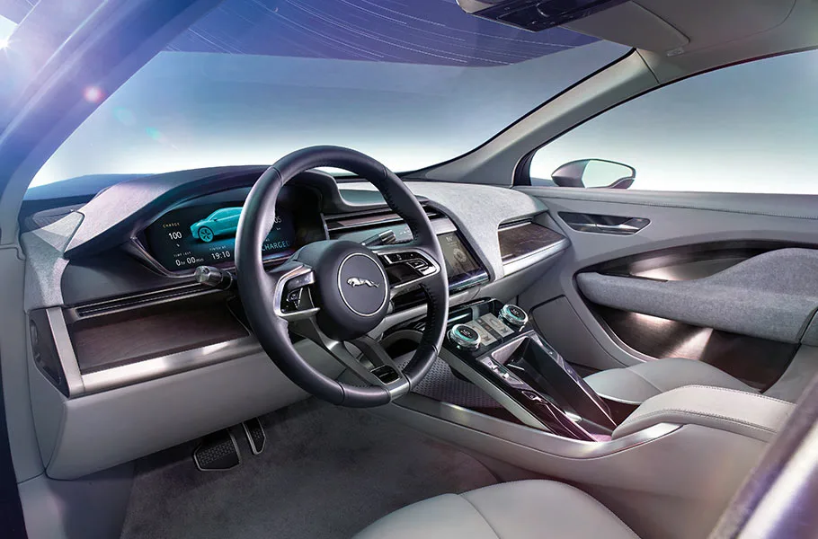 Visuel intérieur conducteur Jaguar I-Pace