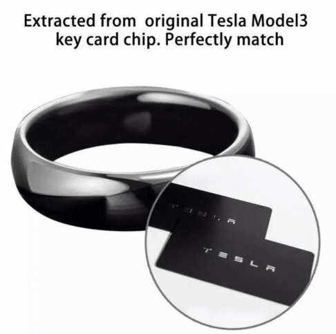 ring key tesla card