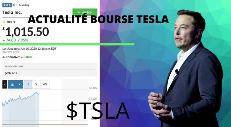 Bourse: L’action Tesla est désormais moins chère !