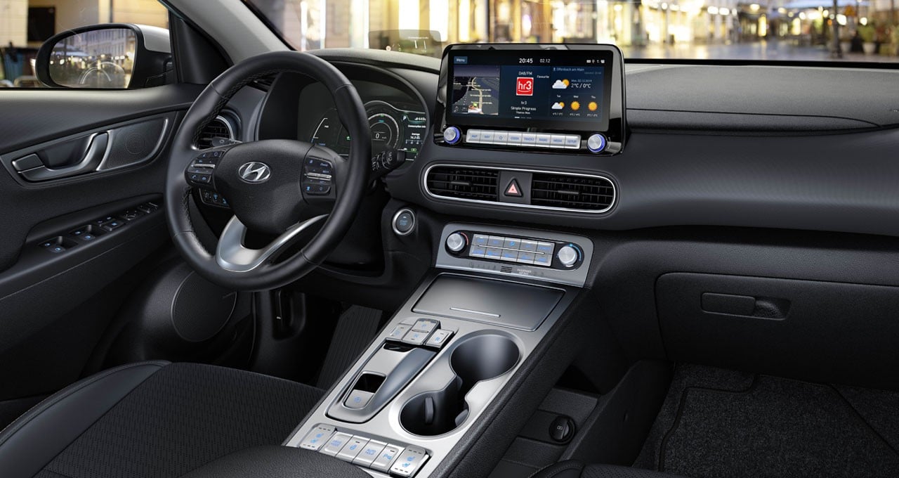 Hyundai kona салон