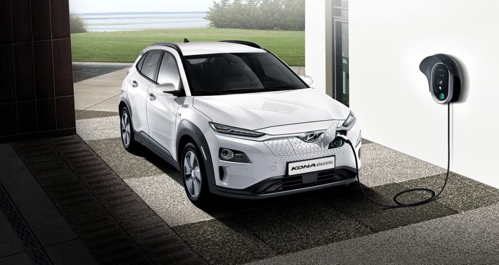 Hyundai Kona recharge domicile