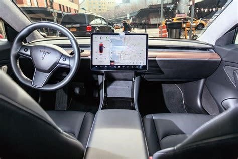 intérieur de la Tesla Model3