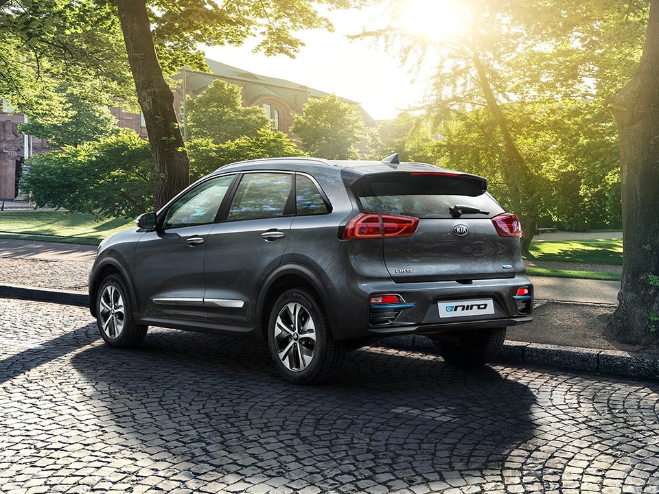 Vue latérale du Kia e-Niro