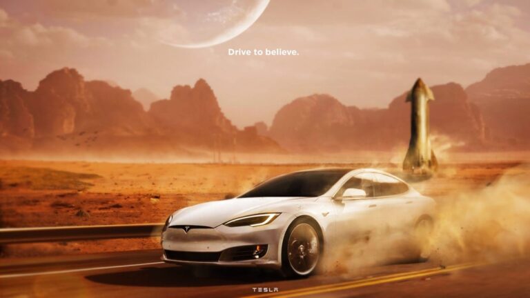 Tesla Model S: Un graphiste réalise une publicité