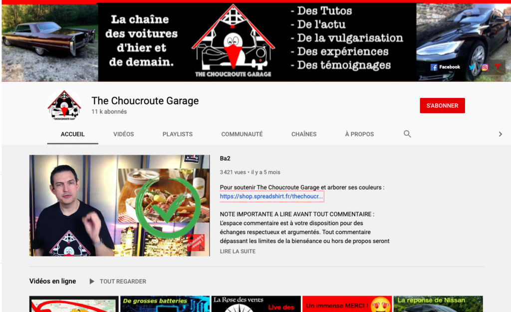 the choucroute garage youtube