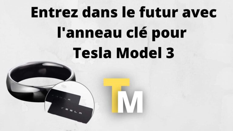 Tesla Model 3: Un anneau pour tout contrôler