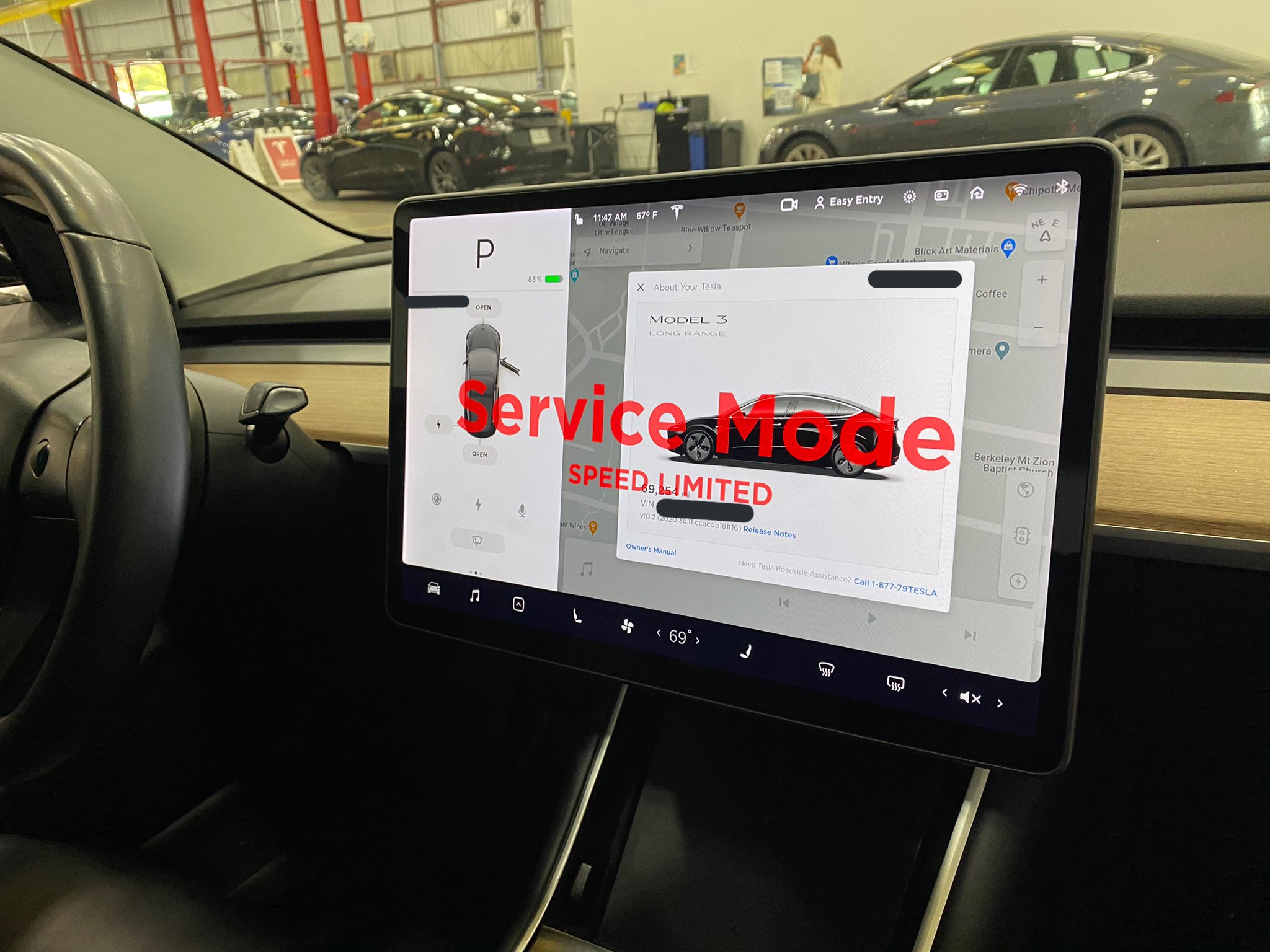 Tesla service Mode