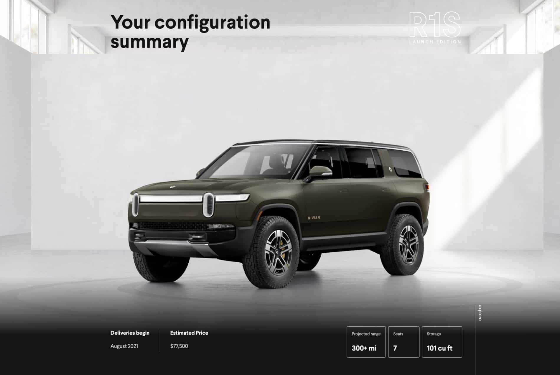 Configurateur Rivian