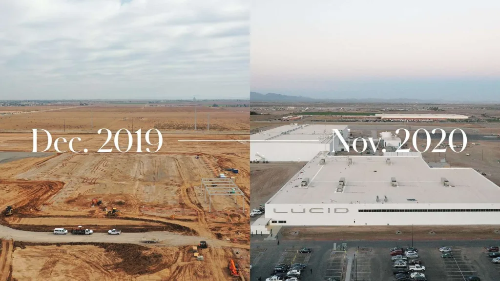 Lucid Motors before and after
