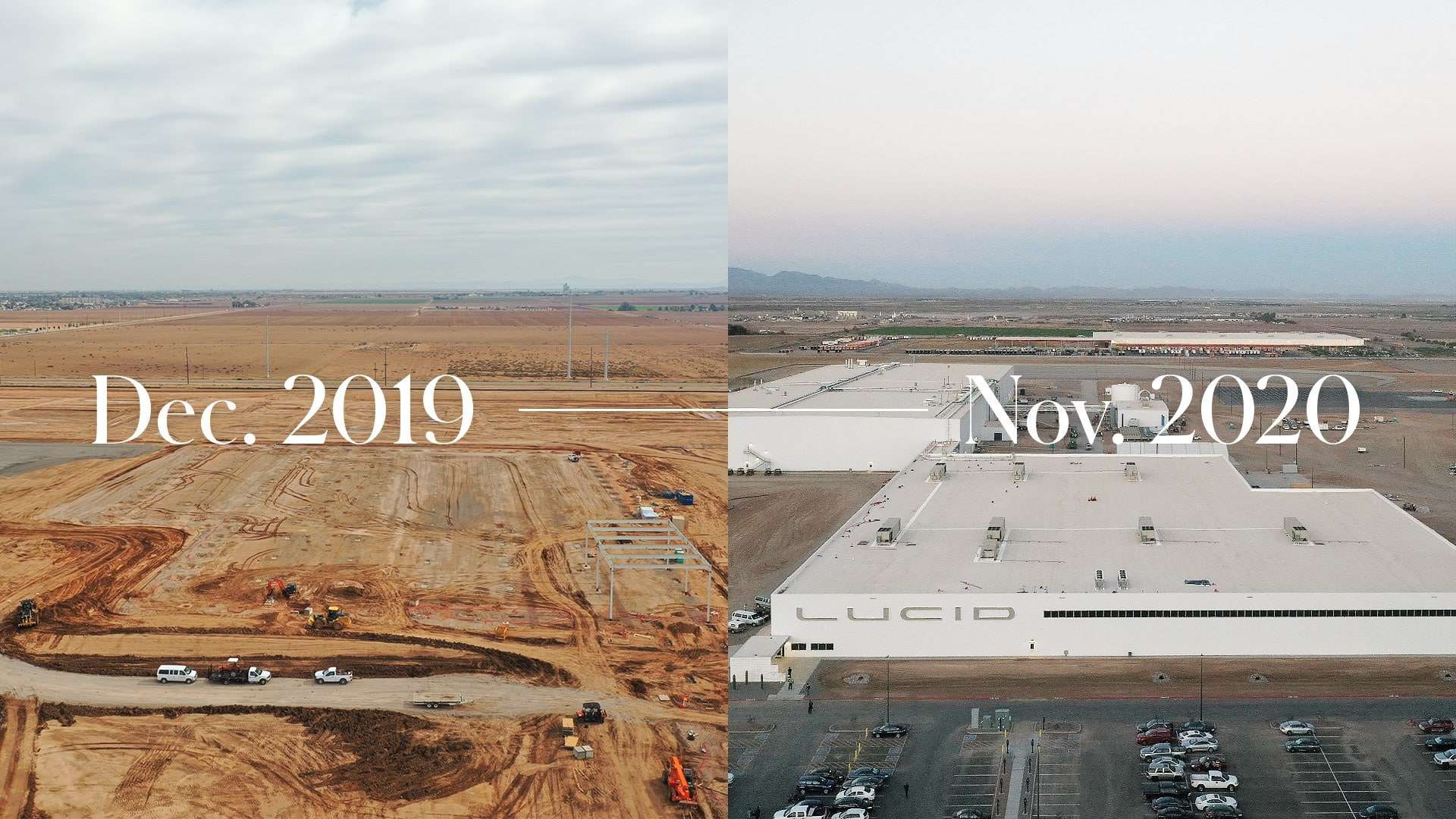 Lucid Motors before and after