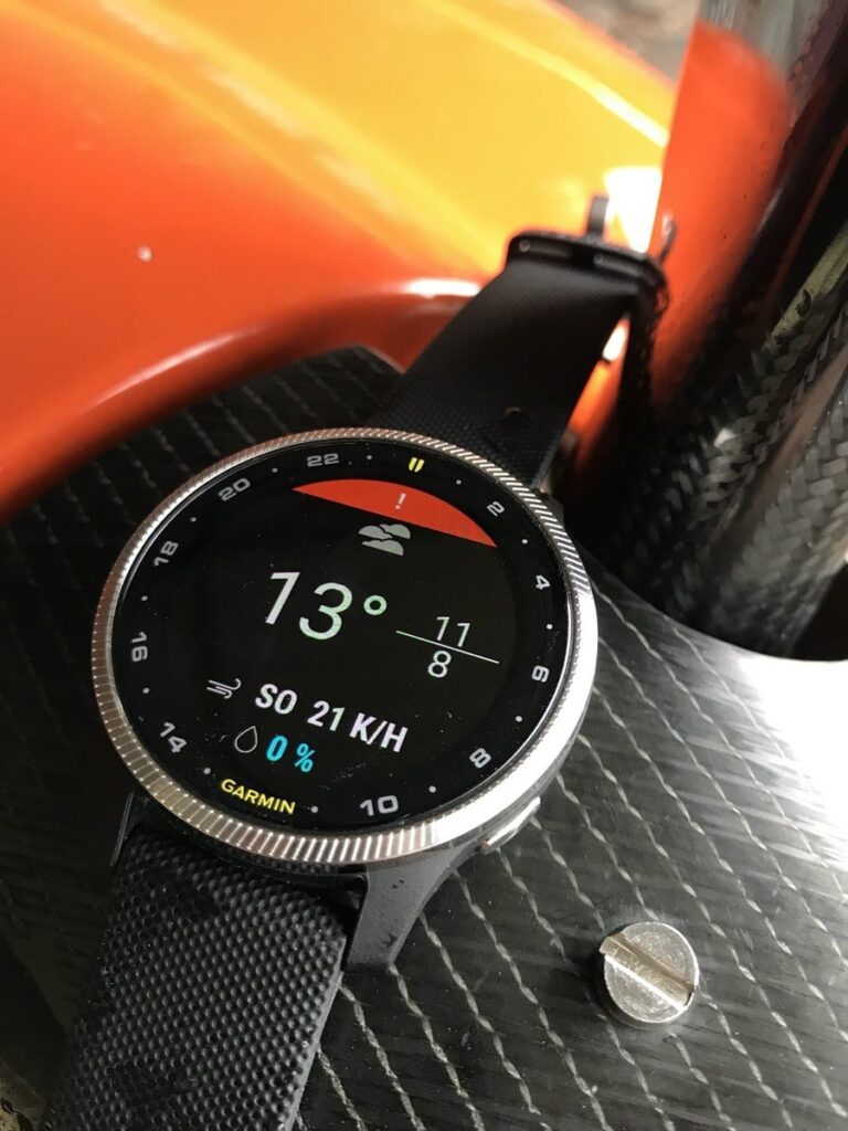 Garmin D2 Air température