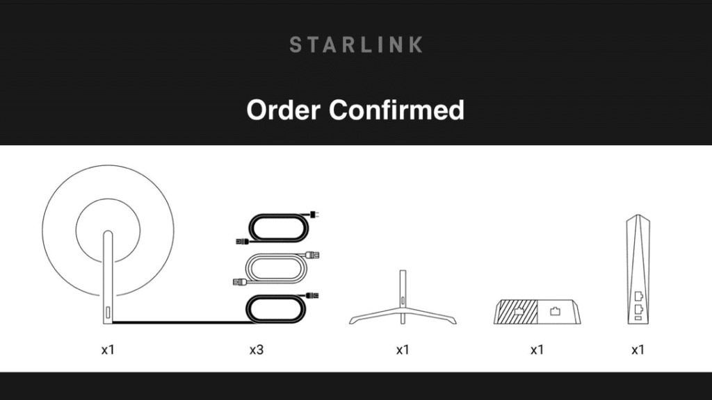 Publication commerciale Starlink