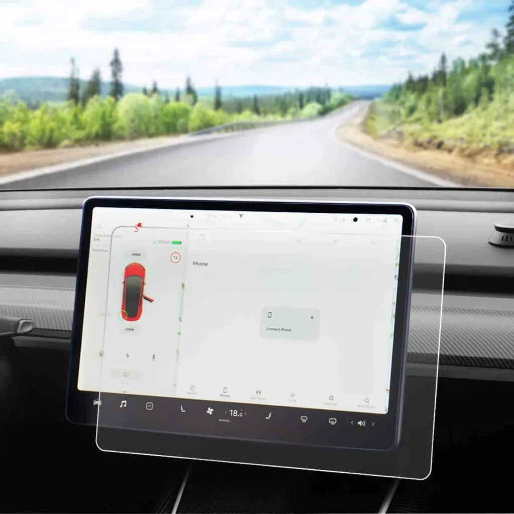 Protection écran en verre trempé Tesla