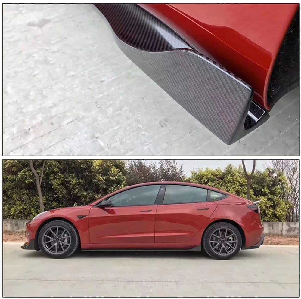 Jupes Latérales Adaptées pour Tesla Modèle 3