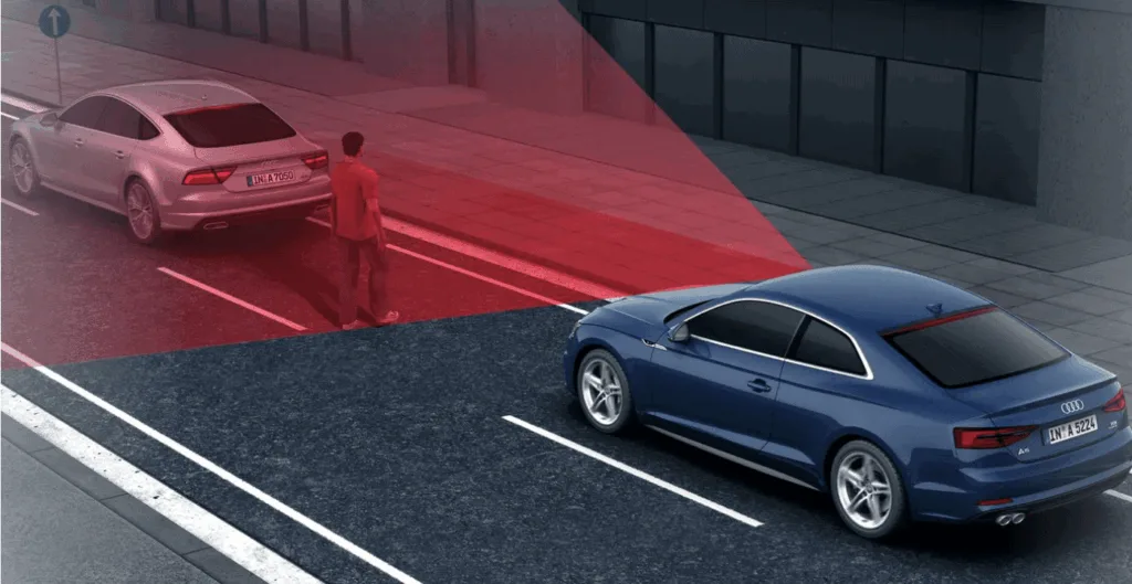  Audi Pre-Sense repère les autres utilisateurs du réseau routier, y compris les piétons.