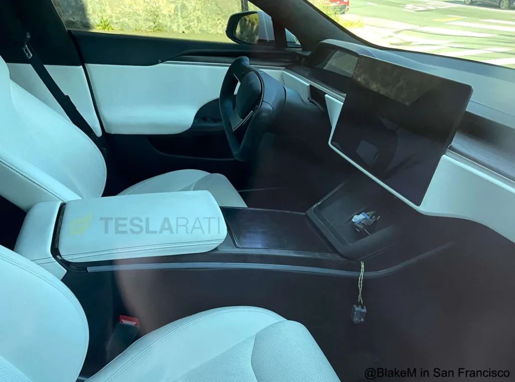 Tesla Model S Plaid intérieur