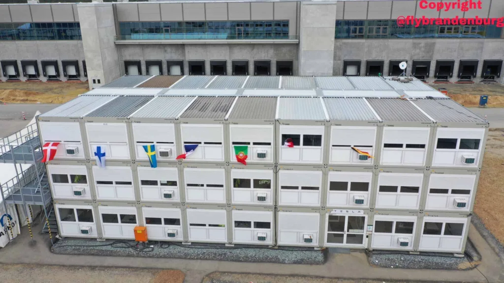 Locaux de l'usine Tesla Giga Berlin