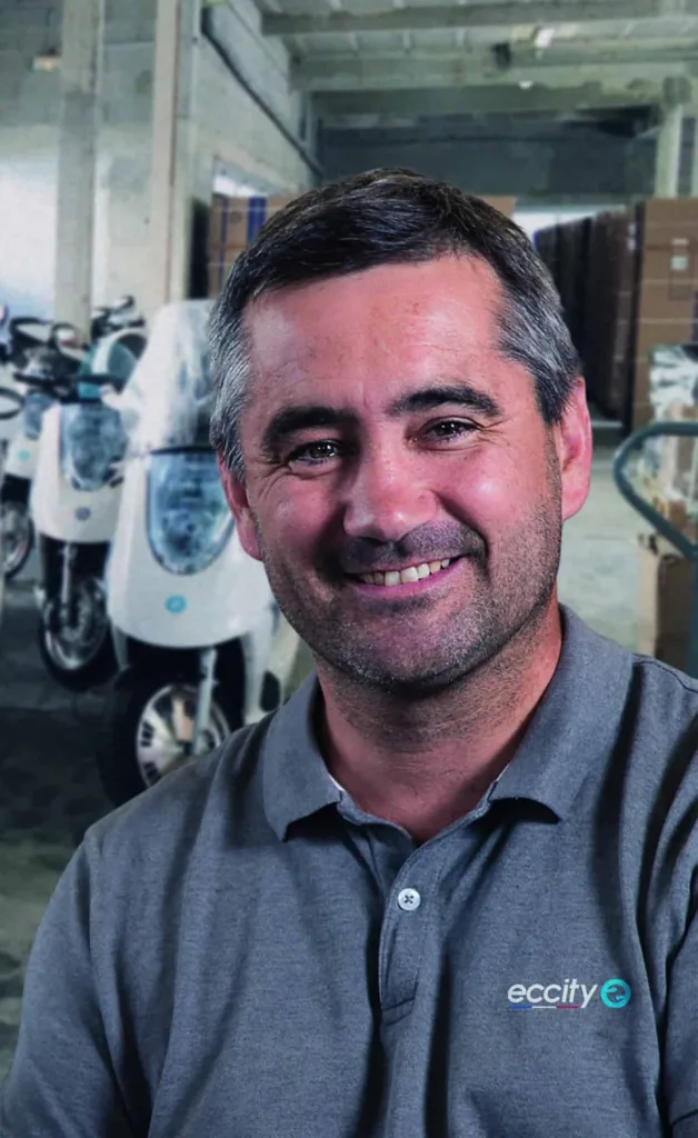 Portrait du fondateur d'Eccity