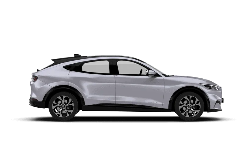 Photo présentant la Ford Mach-E en vue latérale