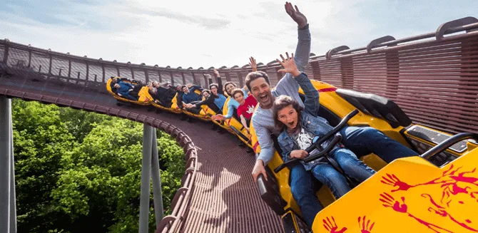 Parc Astérix : l'attraction "la Trace du Hourra"