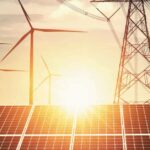 Sources de production d'électricité durable (solaire, éolien) et stockage