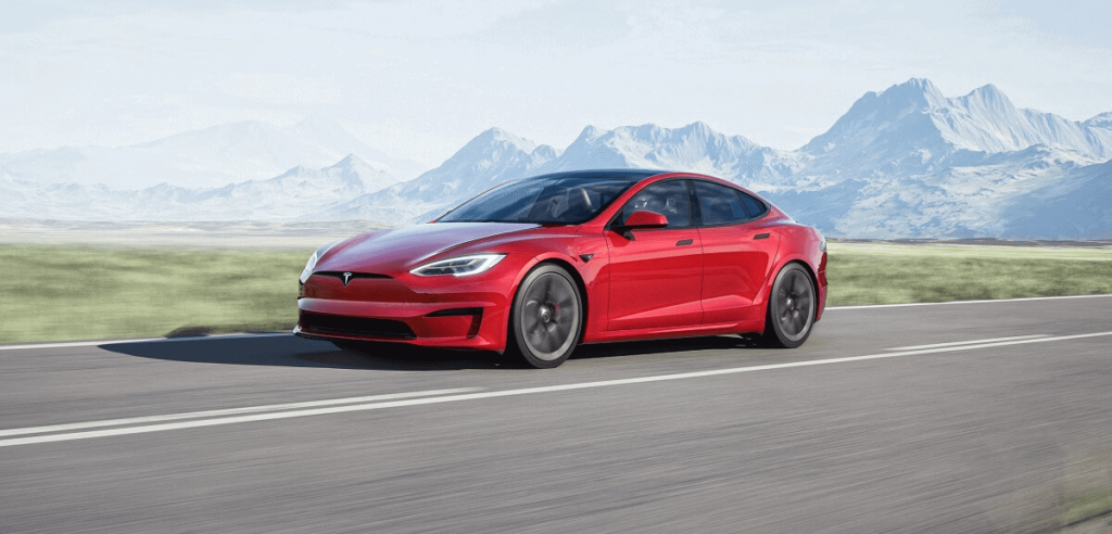 Visuel commercial de la nouvelle Tesla Model S