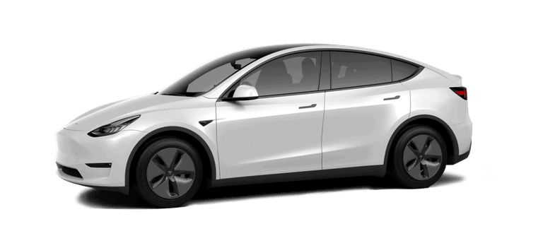 Photo présentant la Tesla Model Y en vue latérale