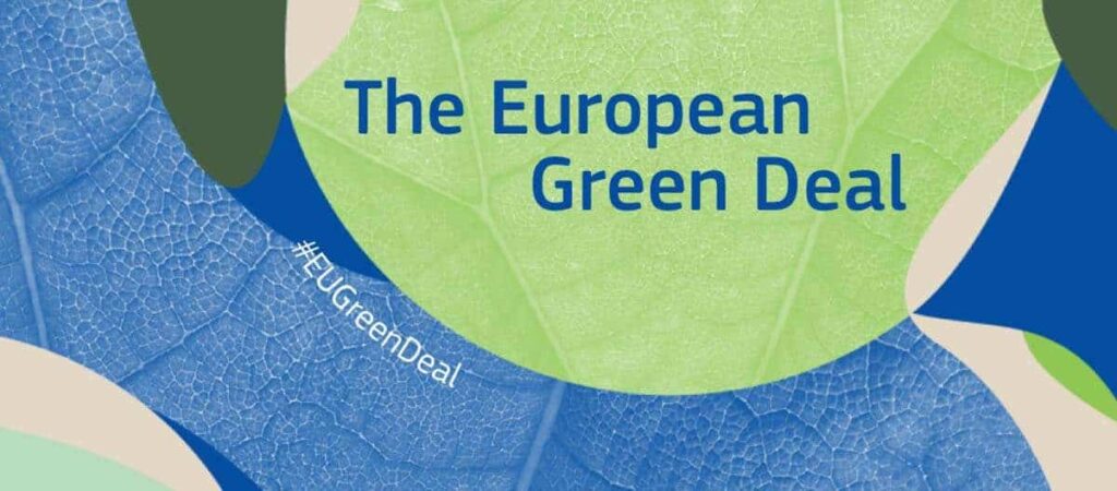 Logo de présentation de l'European Green Deal"