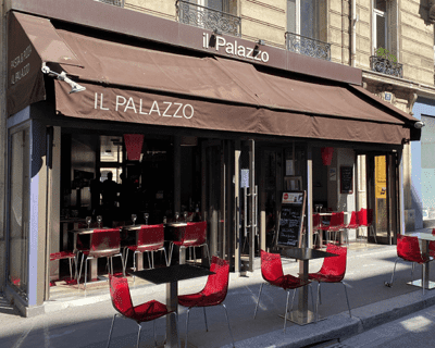 Photo de la devanture du restaurant "Il Palazzo" (spécialités italiennes)