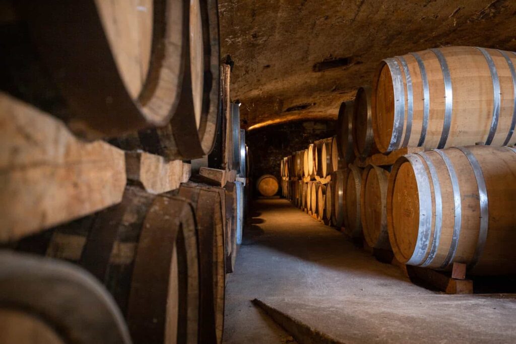 Photo des caves Rozelieures (whisky en futs de chêne)