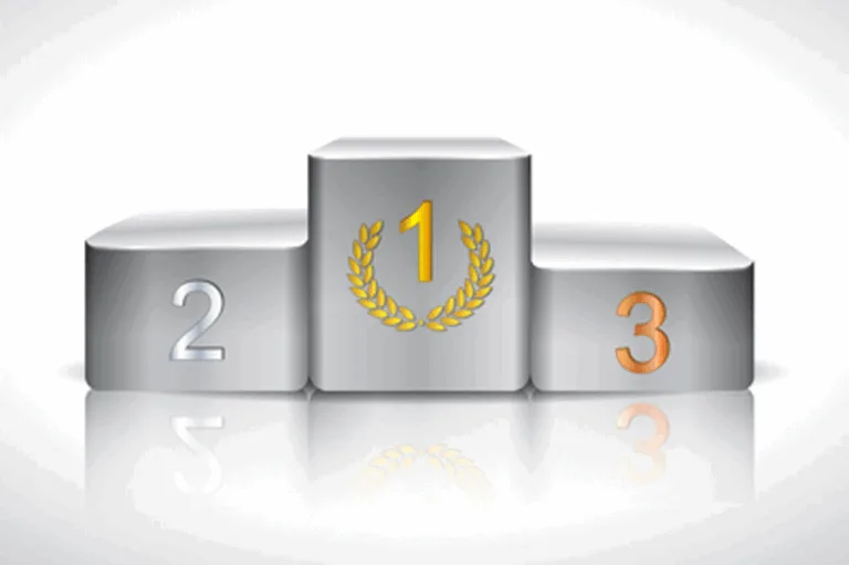 Illustration figurant un podium