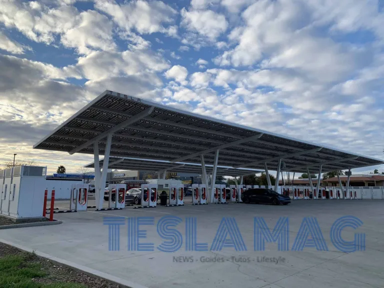 L’image choc d’une station de Supercharger vide