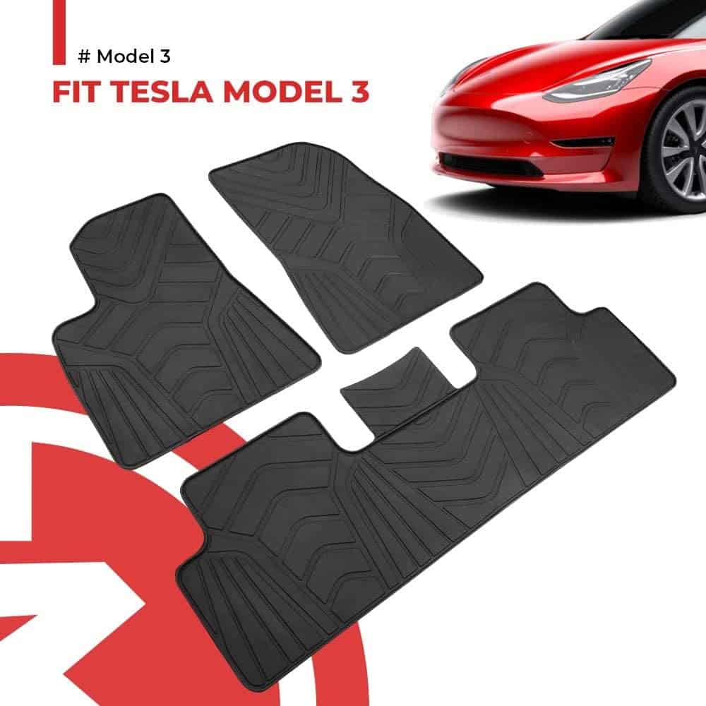 Tesla Model 3 tapis de sol Set Année De Fabrication à partir de 2017