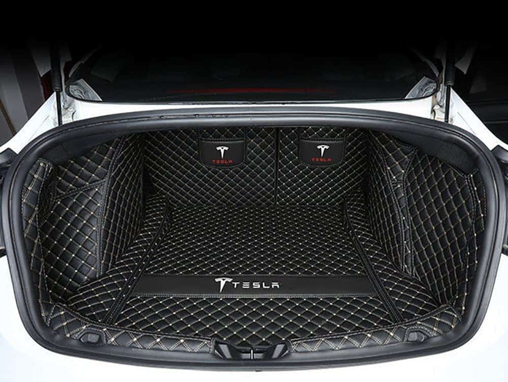 TAPTES Tapis Toutes Saisons pour Tesla Model 3, Tapis de Sol pour Tesla  Model 3 2021 2022 2023, Tapis de Sol Tesla Model 3, Tapis de Coffre Avant  et arrière, Accessoires Tesla