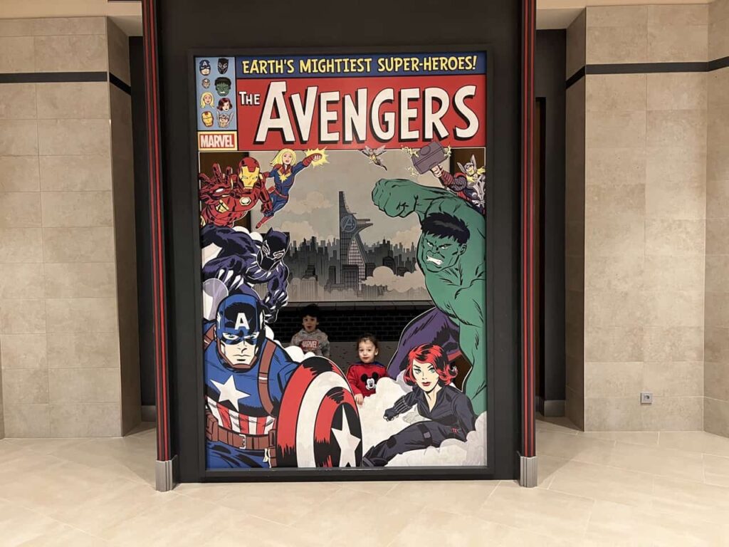 Affiche rétro du comics "The Avengers" des Editions Marvel