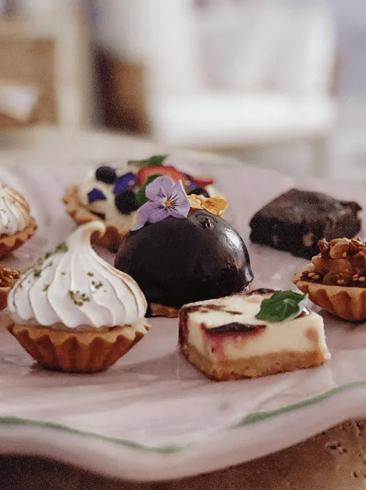Quelques unes des friandises proposées par l'établissement