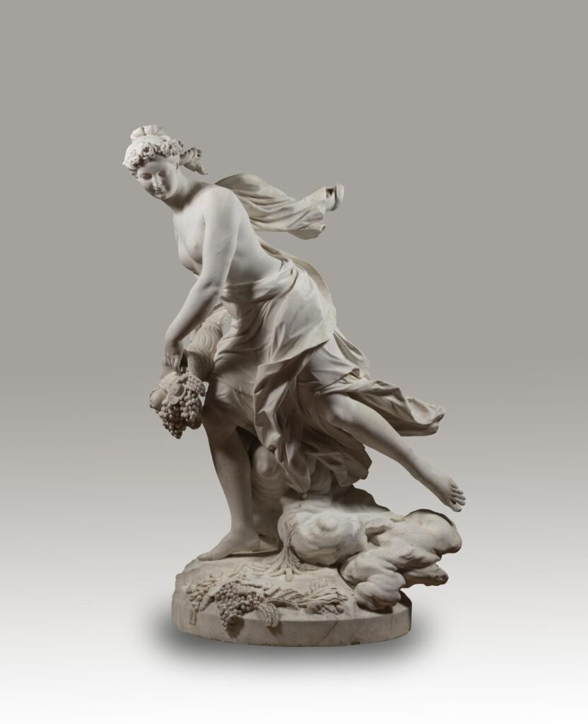 Photo de la statue figurant l'Abondance, au Château de Versailles