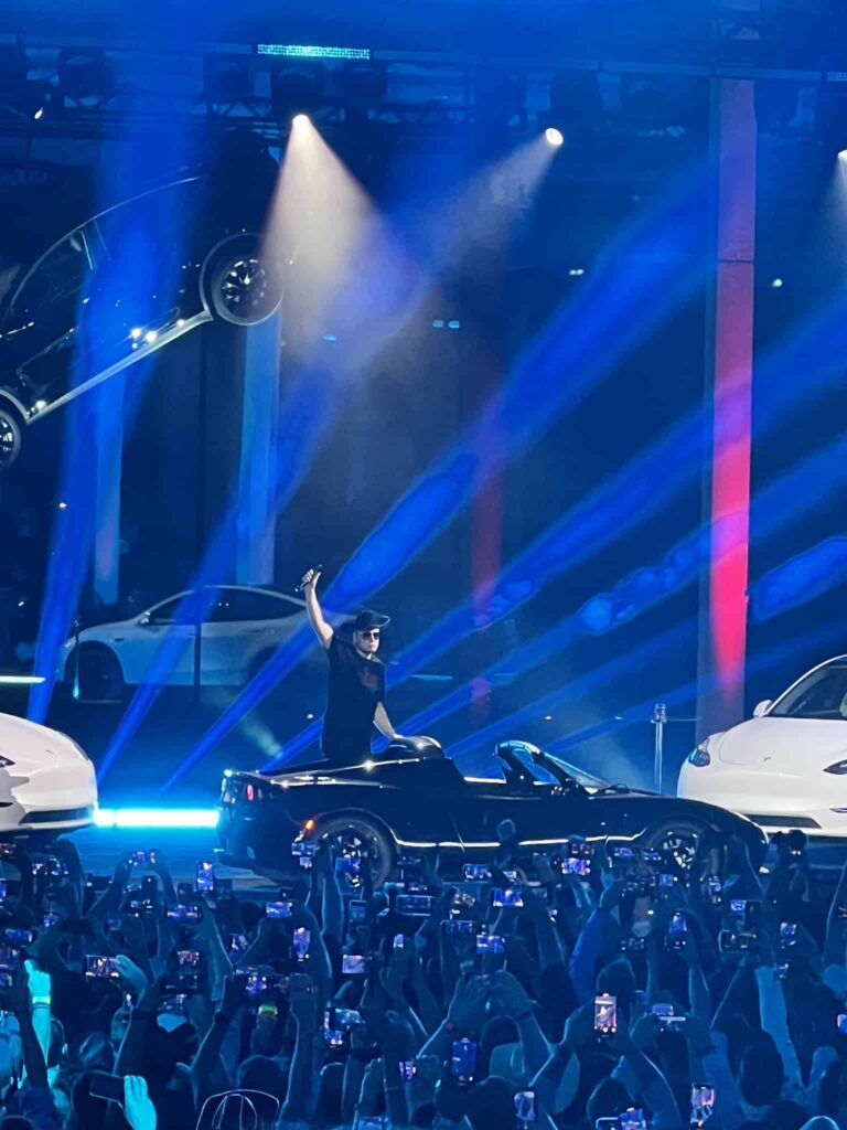 Tesla Austin : Entrée Elon Musk Roadster