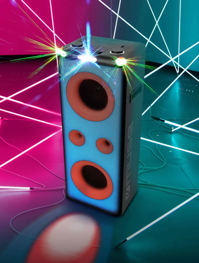 Essai Enceinte Muse M-1958 DJ: Un kit pour faire la fête, LED et micro intégrés