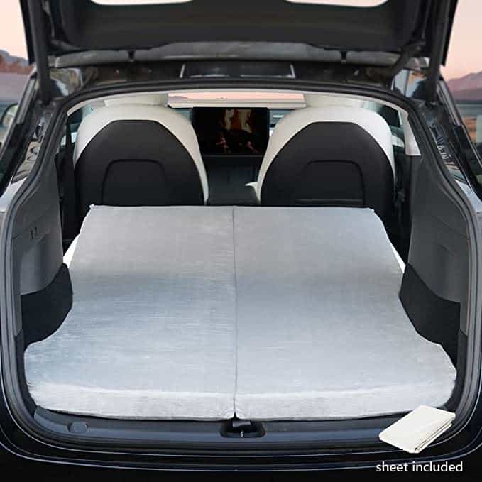 Acheter Matelas gonflable pour voiture Tesla modèle Y/3, Camping en plein  Air, tissu en daim spécial, coffre de voiture voyage