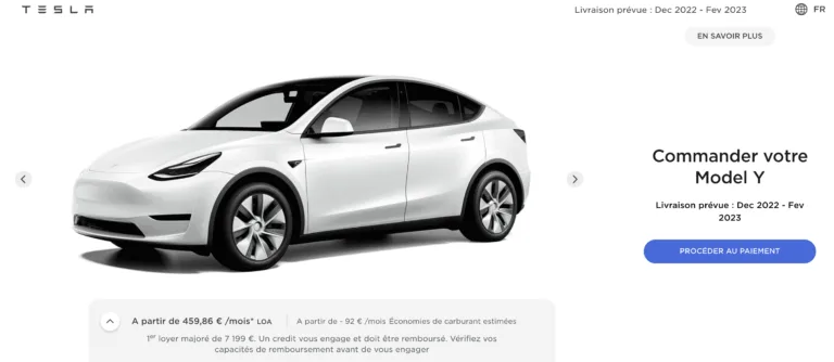 La Tesla Model Y en tête des ventes, Elon Musk l&rsquo;avait dit!