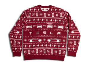 Le pull de Noël Tesla