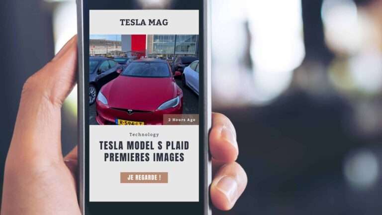 Premières images de la nouvelle Tesla Model S Plaid en Europe