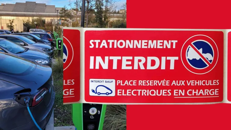 « J&rsquo;ai un stock d&rsquo;autocollants », un propriétaire de voiture électrique excédé par le manque de civisme