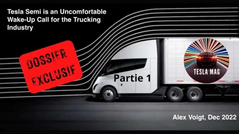 Pourquoi le Tesla Semi est une révolution pour l&rsquo;industrie du transport routier ?