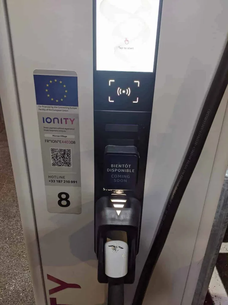 Une staiton ionity prochainement équipée d'un TPE