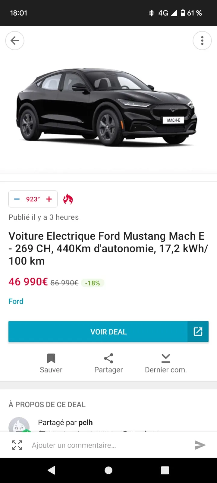 Ford Mustang Mach-E: en soldes sur Dealabs à 46 990€